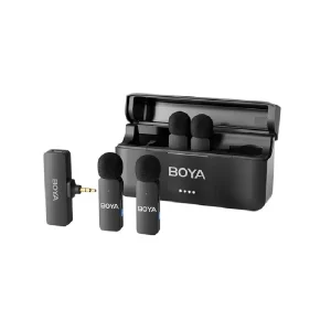 BOYA BY-V4 4 Channel Wireless Microphone For Camera