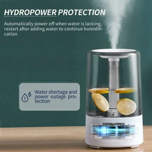 Lh-192 Humidifier – Hot & Cold Mist With 4l Water Tank, 12-hour Continuous Operation & Scent Addition Option ( Random Color )