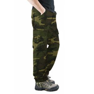 Dominance camouflage print 6 pocket cargo pants/trouser.
