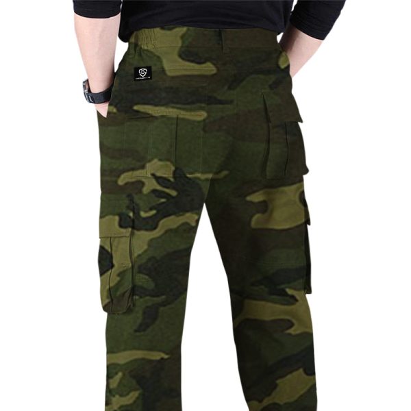 Dominance camouflage print 6 pocket cargo pants/trouser.