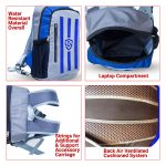 30 L, stylish and lightweight blue and silver