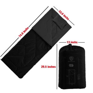 sleeping bag with attached pillow