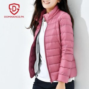 Buy Down Ladies Jacket – Pink at Dominance