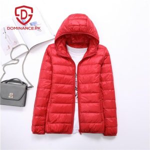 Buy Imported Down Ladies Jacket – Orange at Dominance