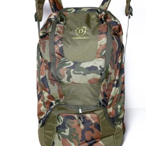 Buy 55-L Dominance Backpack Camou at Dominance55 L, Camouflage design, spacious back pack with extra pockets.