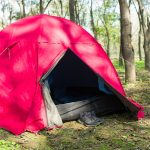 4 person UV and water resistant dual door tent.