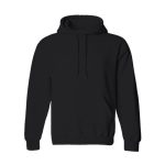 Dominance black colored hooded jacke