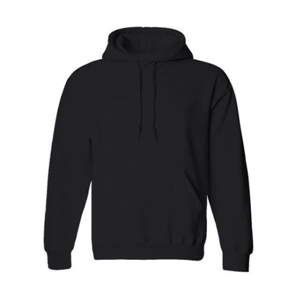 Dominance black colored hooded jacke