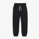 Dominance black colored fleece trouser