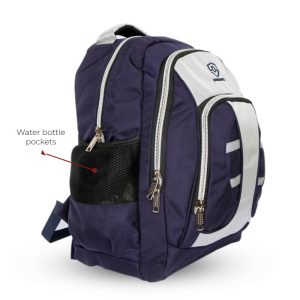 30 L, small lightweight Blue and Grey day/school/college/laptop bag/backpack.