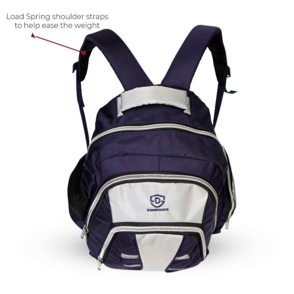 30 L, small lightweight Blue and Grey day/school/college/laptop bag/backpack.
