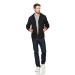 Dominance black colored hooded jacke