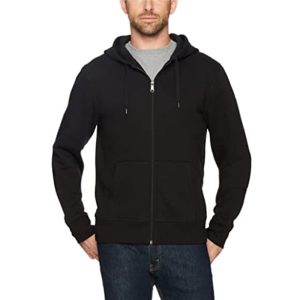 Dominance black colored hooded jacket