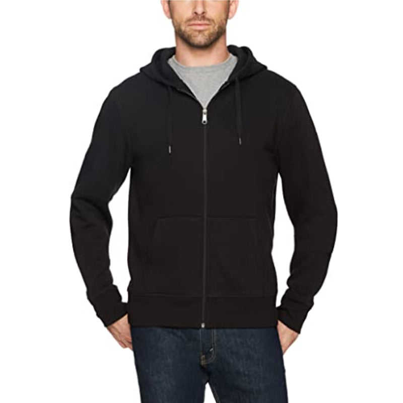 Dominance black colored hooded jacket