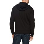 Dominance black colored hooded jacke