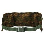 Camouflaged design, 6 pocket waist bag. Spacious and comfortable to wear.