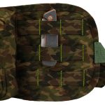 Camouflaged design, 6 pocket waist bag. Spacious and comfortable to wear.