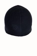 Black colored, winter beanie hat/cap.