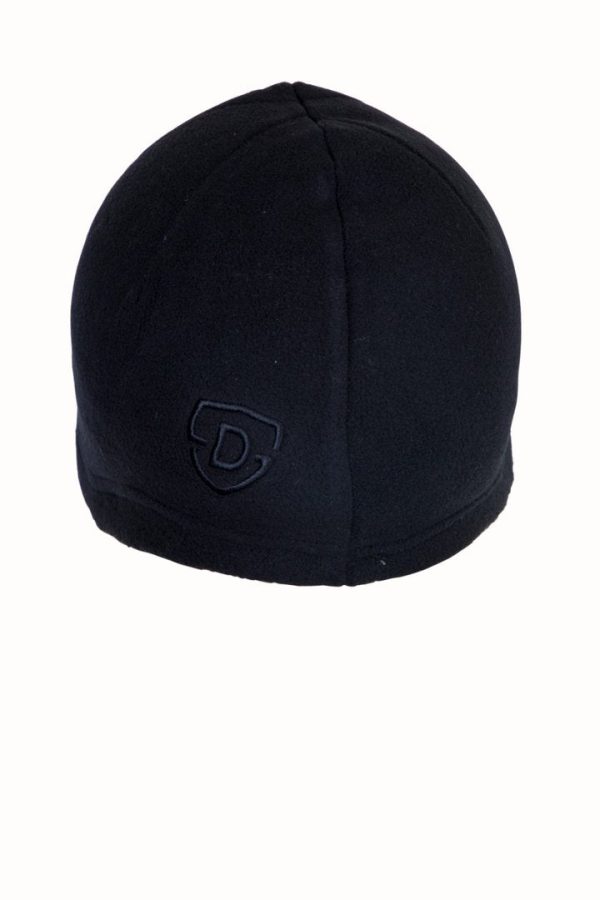 Black colored, winter beanie hat/cap.