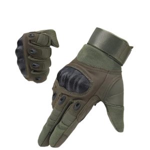 Dominance Biker Gloves Full Finger - Green