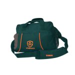 Green colored sturdy gym/travel bag. Extra pockets, Hand and shoulder strap.