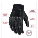 Premium Quality leather gloves with touch screen technology
