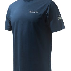 Beretta Cotton T-shirt Plain - Blue