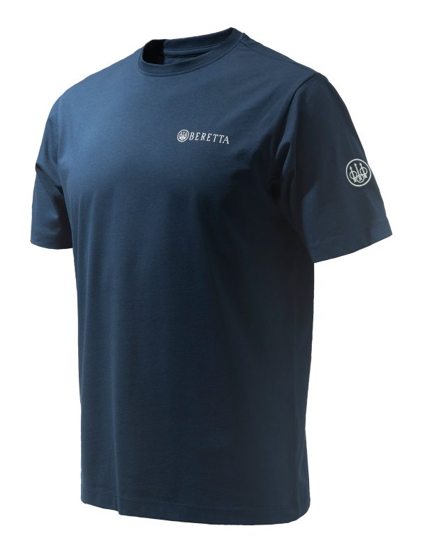 Beretta Cotton T-shirt Plain - Blue