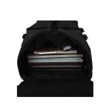 45 L, Black colored, 3 way duffle bag with extra pockets